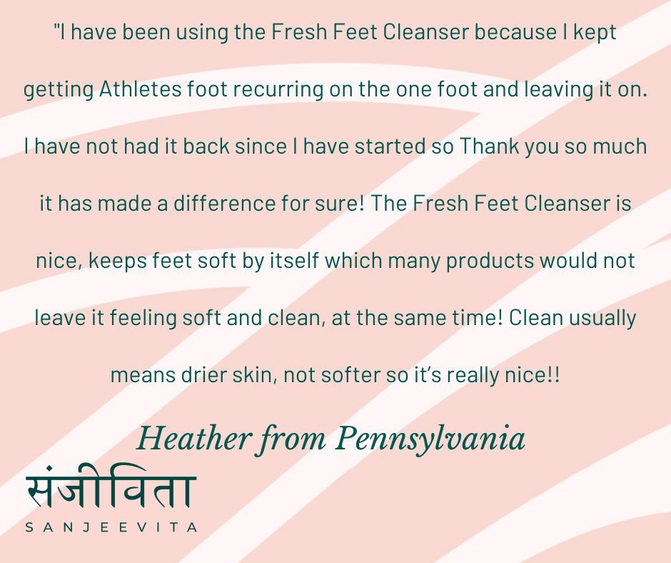 testimonial for saponin foot cleanser